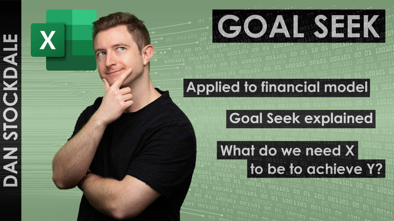 Excel Goal Seek What-If Analysis Tool - Demo Video - Claritix