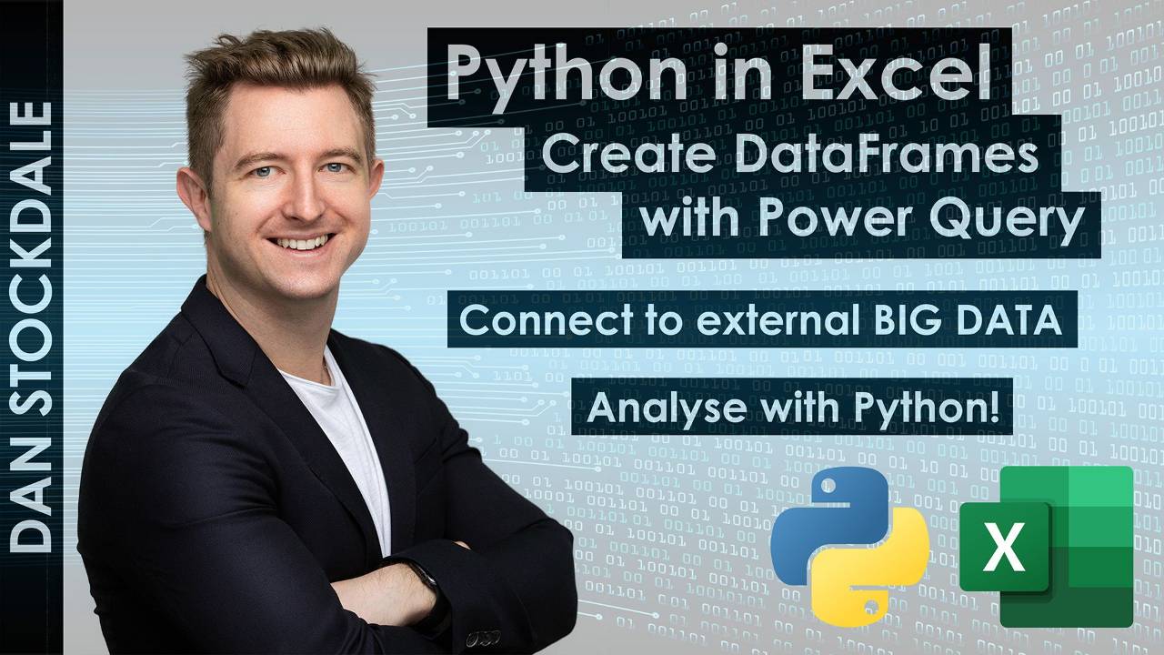 Create DataFrame in Python in Excel using Power Query - Demo Video
