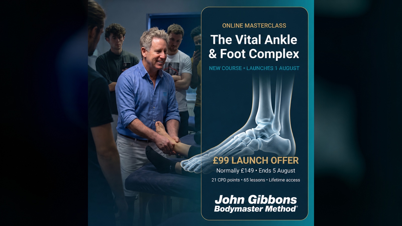 The Vital Ankle and Foot Complex online masterclass artwork