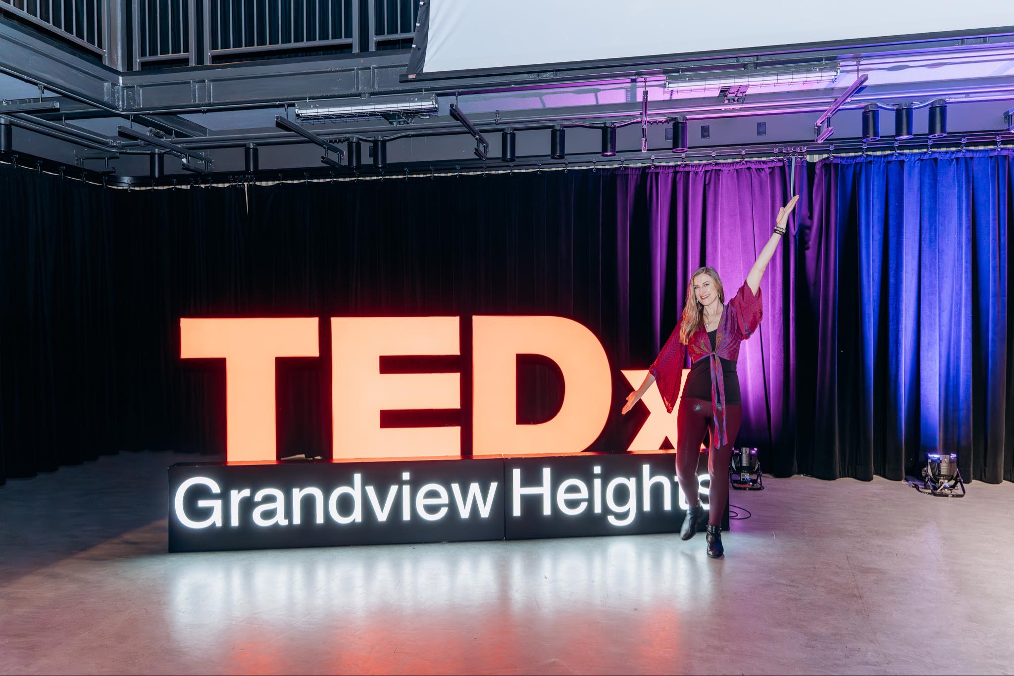 Brooke Yantzi speaking at TEDx