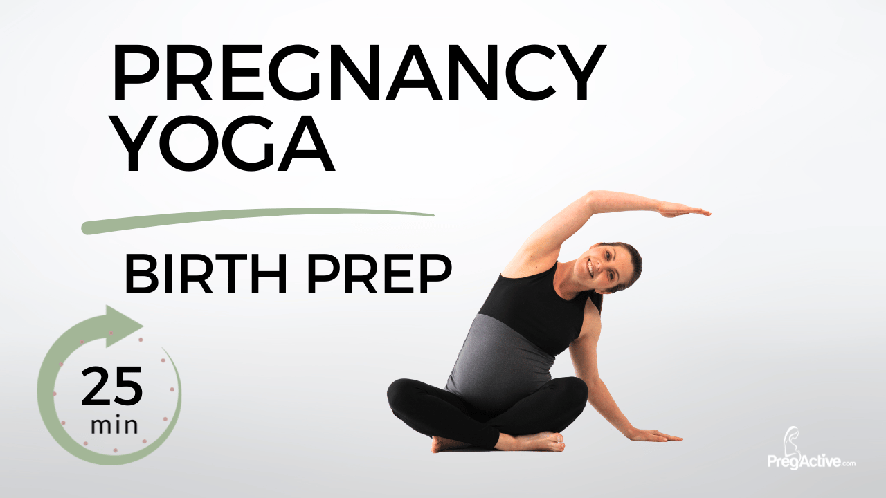 25 Min Pregnancy Yoga for Easier Labor & Delivery