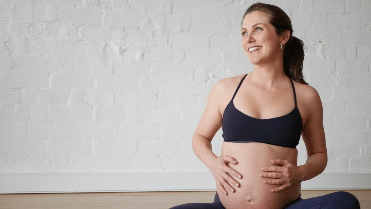 Women exercising for pelvic floor and core
