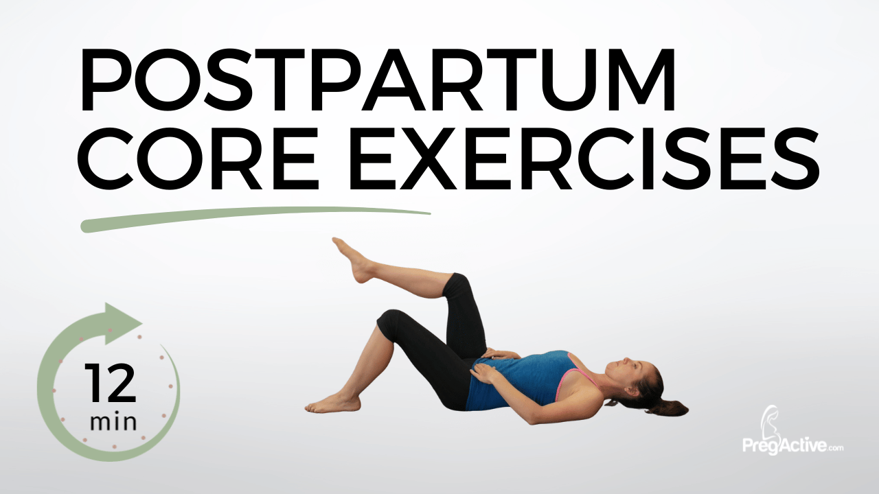 13 Min Postpartum Core Exercises for Lower Belly