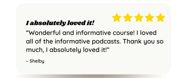5 star review by Shelby