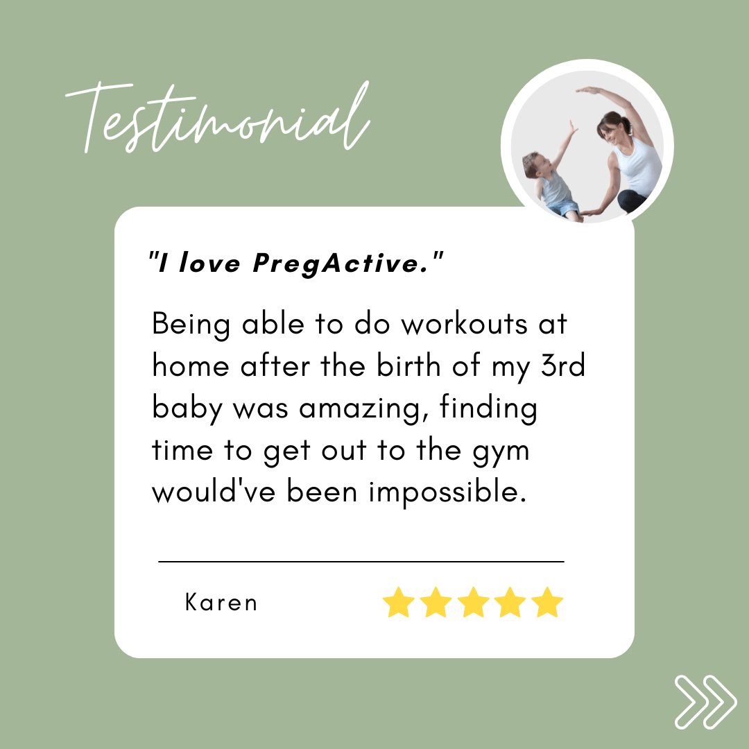 Pregactive testimonial Karen