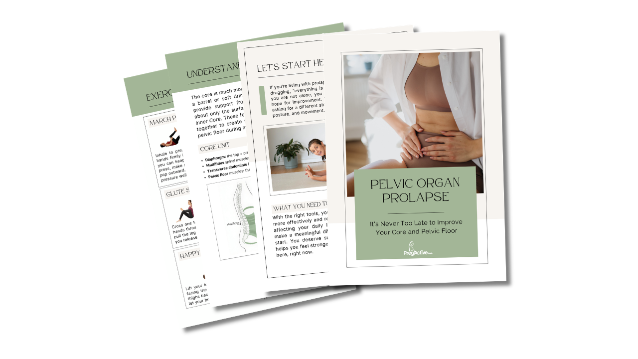 Free Prolapse Exercise PDF