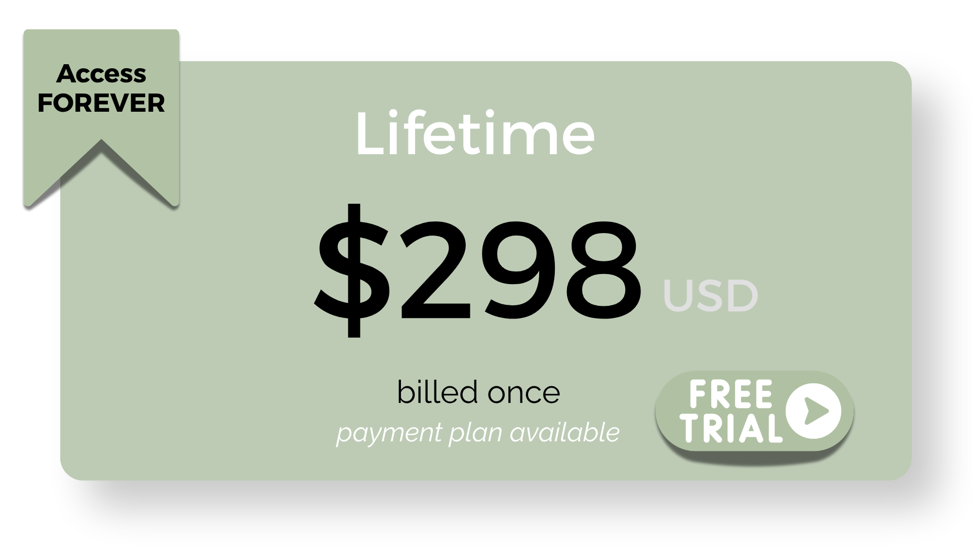 Lifetime Pregactive membership