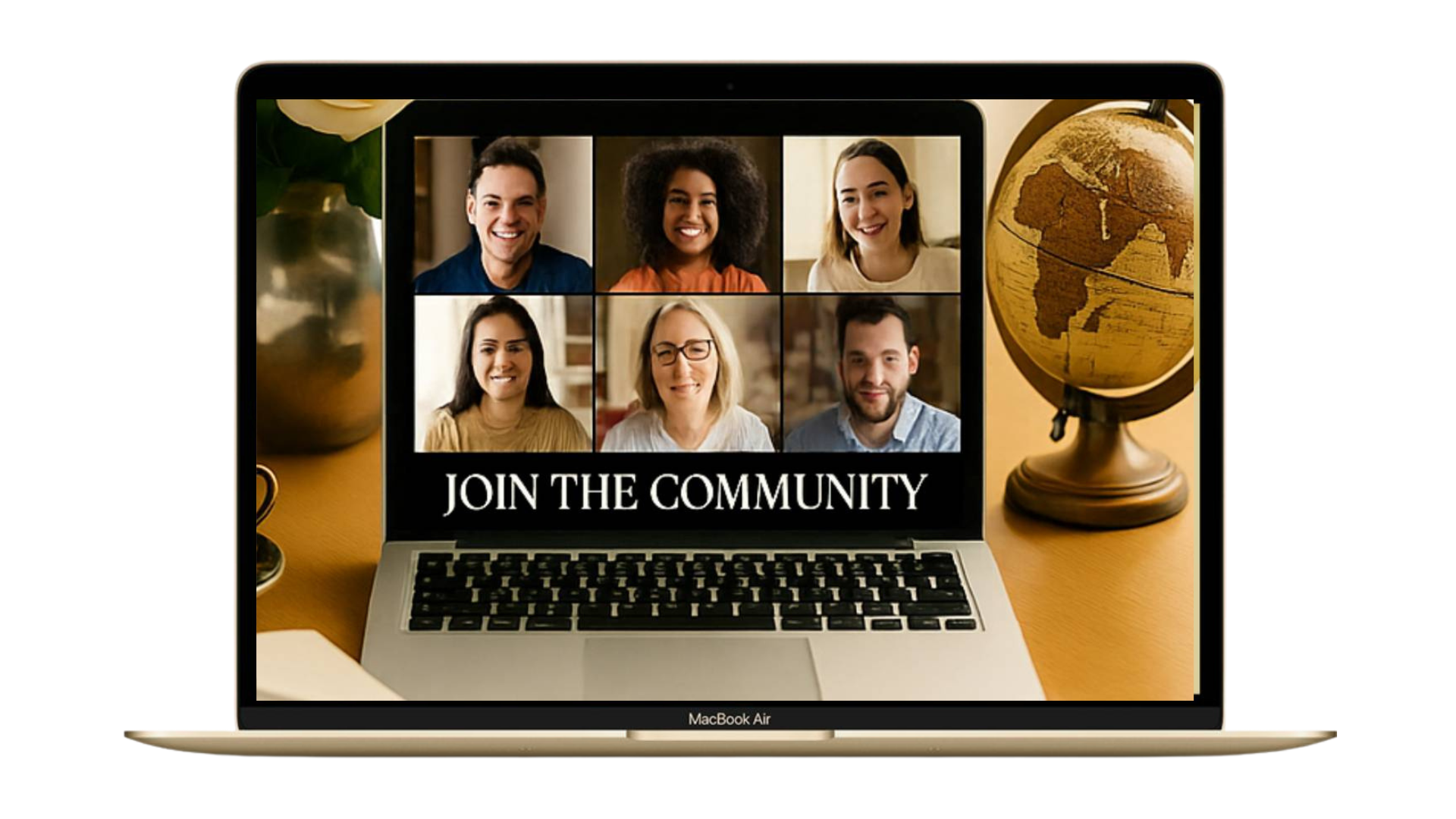 Thea Brockmeyer hosting live Q&A coaching session on laptop screen