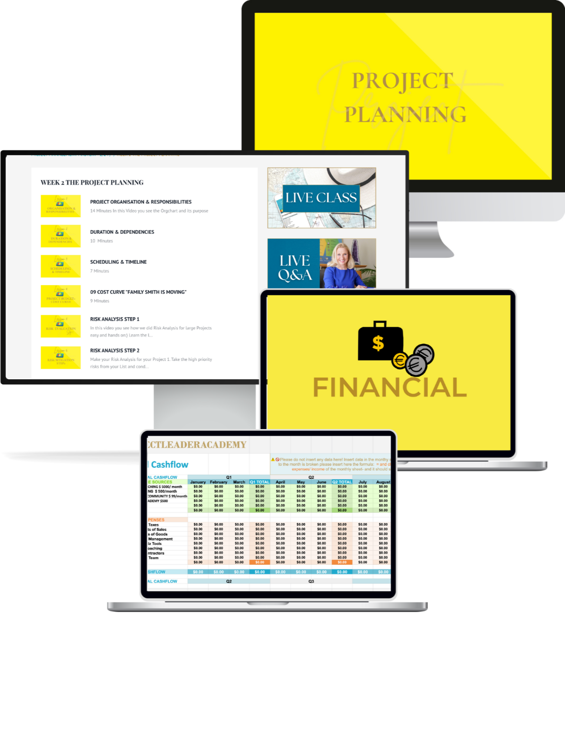 PLANNING  MOCKUP LESSONS  INSIDE KAJABI