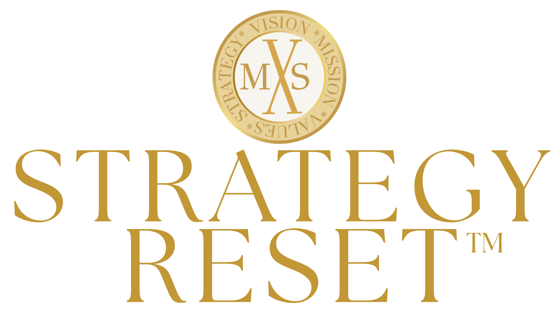 LOGO STRATEGY RESET TM GOLD
