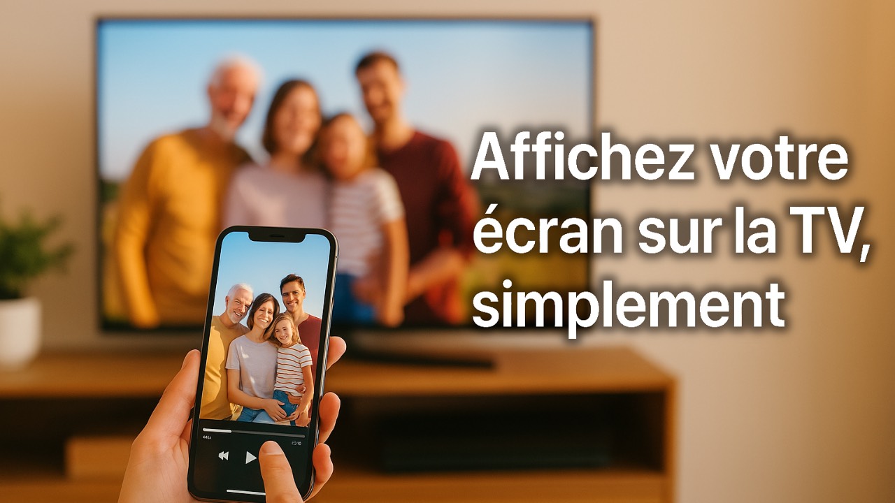 Utiliser AirPlay et la recopie d’écran avec votre iPhone ou iPad