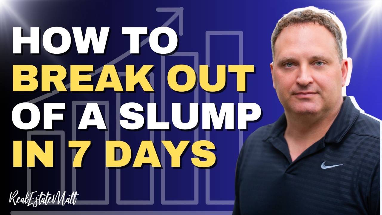 How to break out of a slump in 7 days