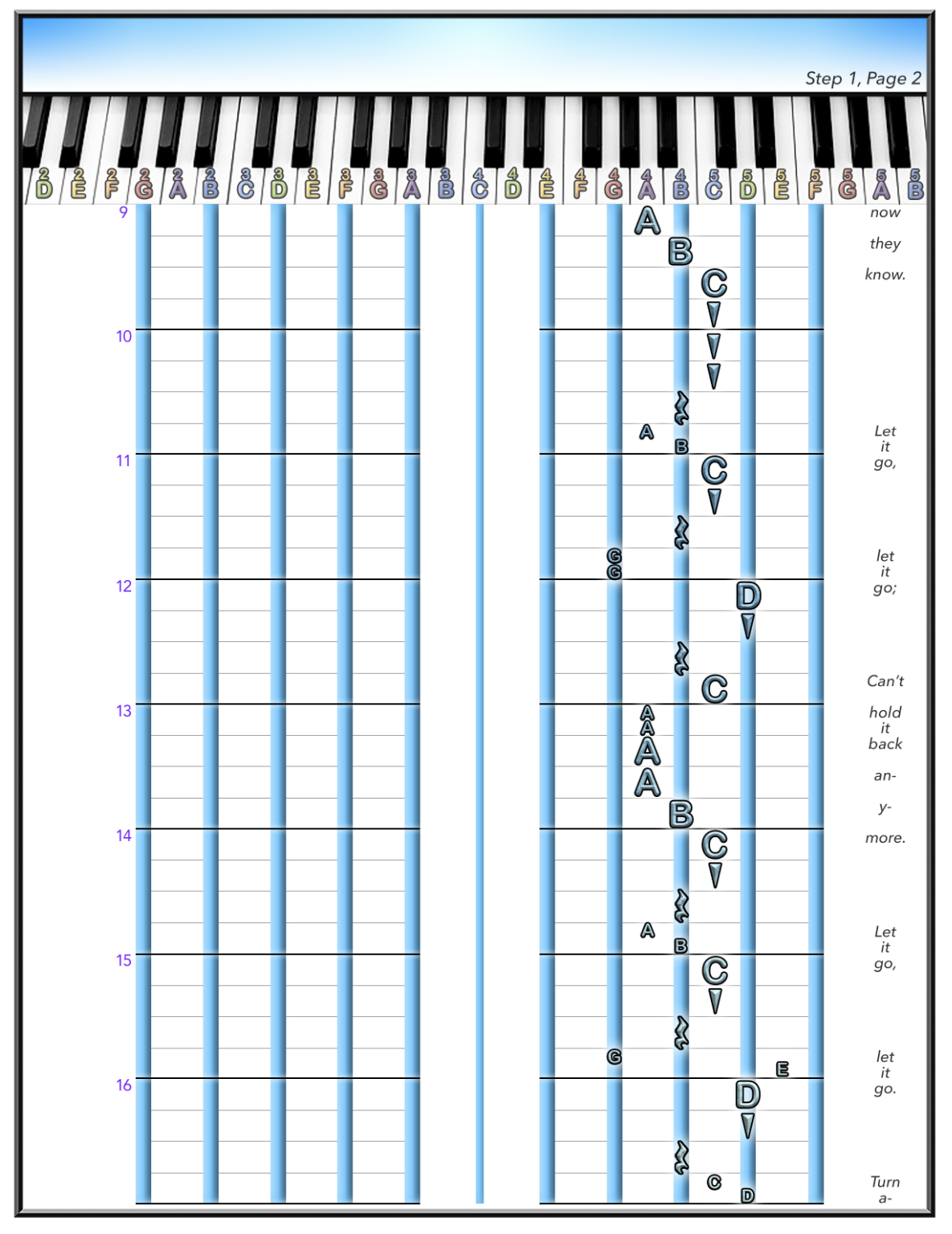 Let It Go Easy — Step 1 sheet music, page 2