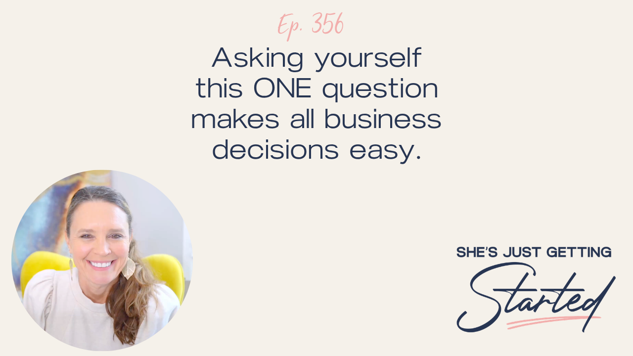  Asking yourself this ONE question makes all business decisions easy.