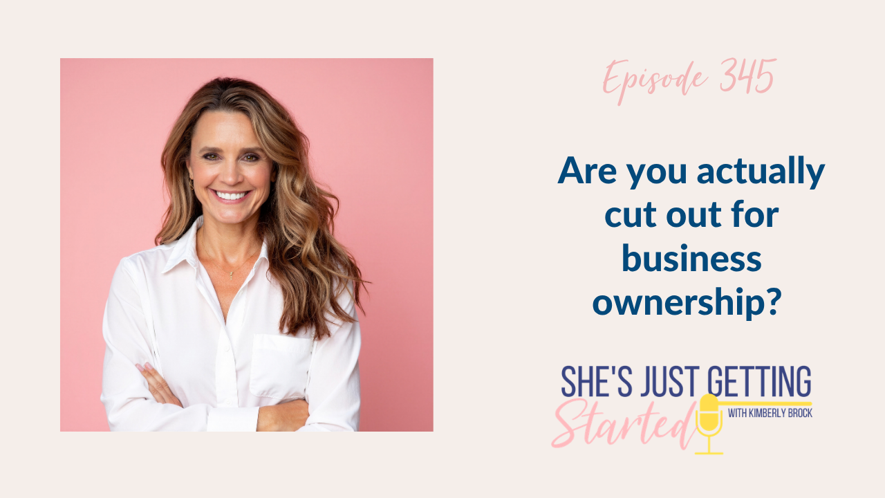 Are you actually cut out for business ownership? Today I share 3 big things to consider as you decide whether to start a business or are starting one now. 