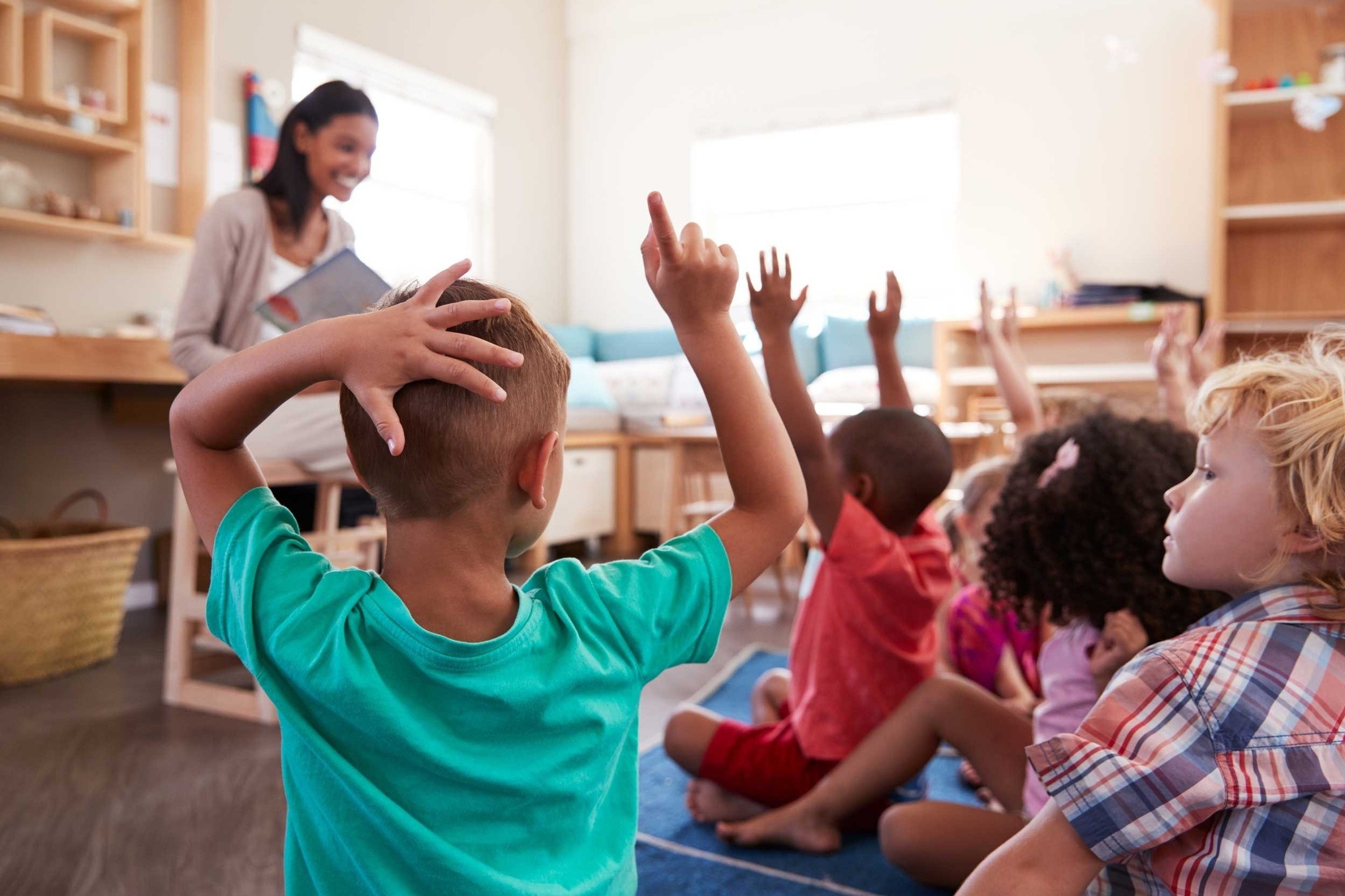 storytime in classroom