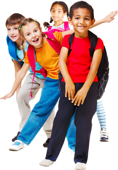 happy group of kids