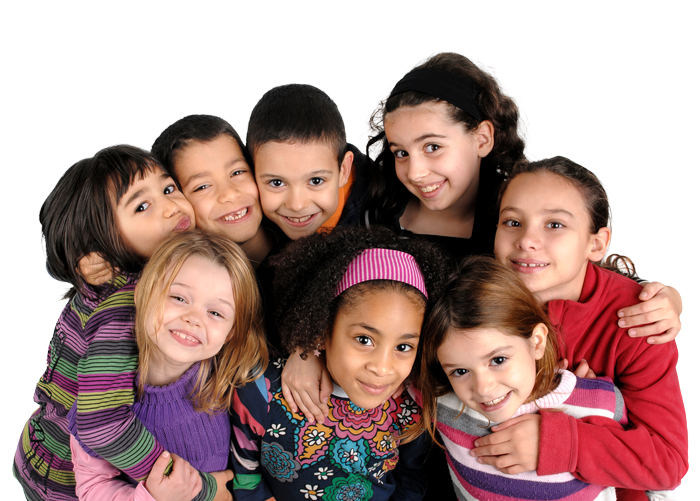 happy group of kids