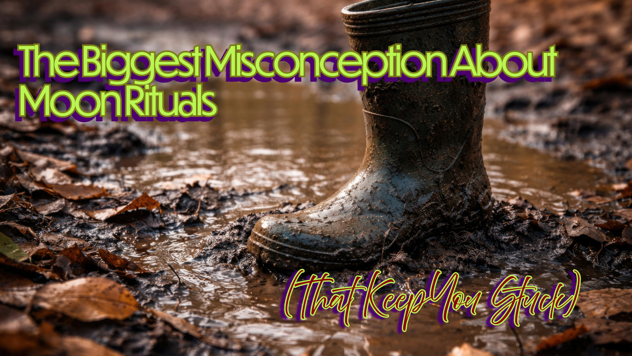 The Biggest Misconception About Moon Rituals (That Keeps You Stuck)