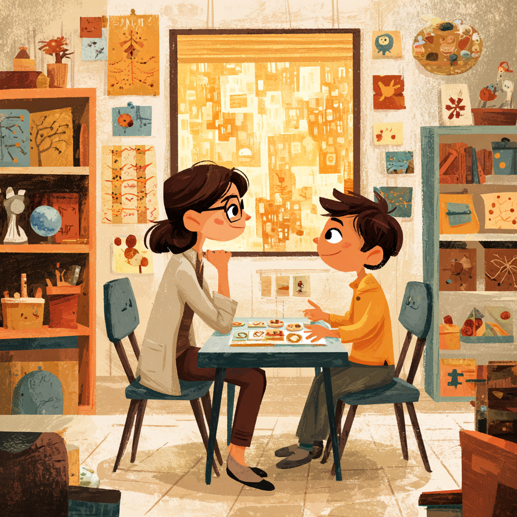 Midjourney artistic rendition of an ABA session in the style of Hayao Miyazaki Midjourney artistic rendition of an ABA session in the style of Hayao Miyazaki