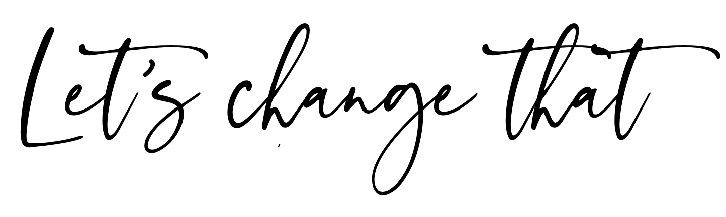 Let's change that