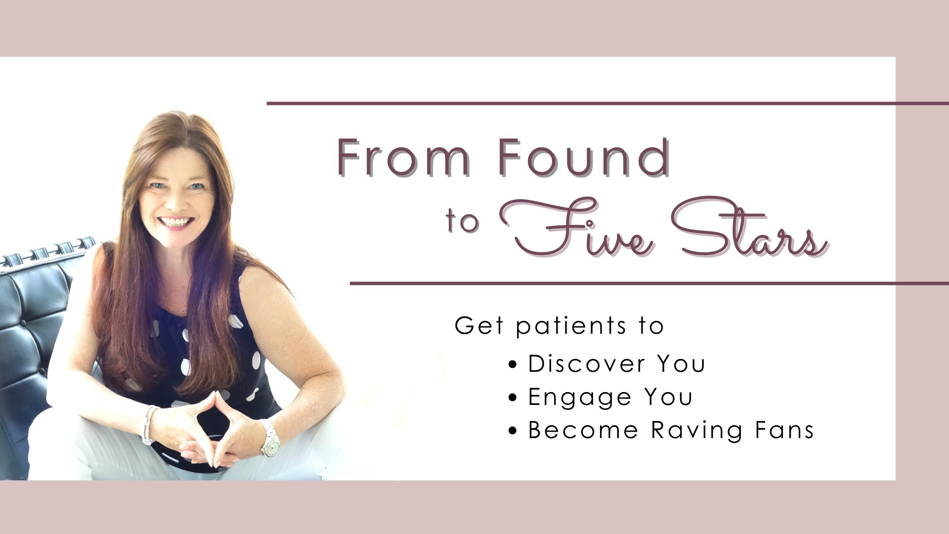 Laura J Nadler From Found to Five Stars online course