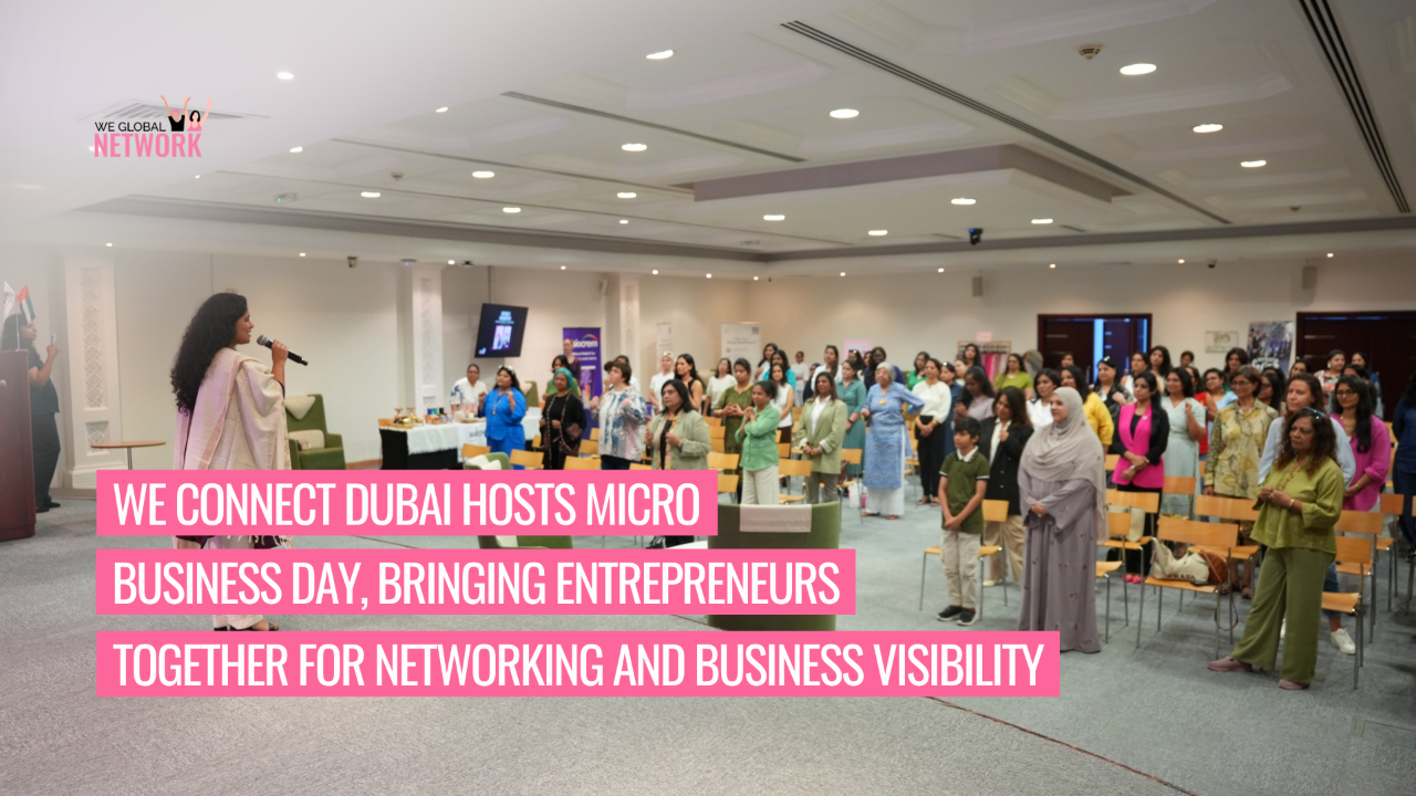 Entrepreneurs and SME owners attending WE Connect Dubai Micro Business Day 2026 at Al Mankhool Library