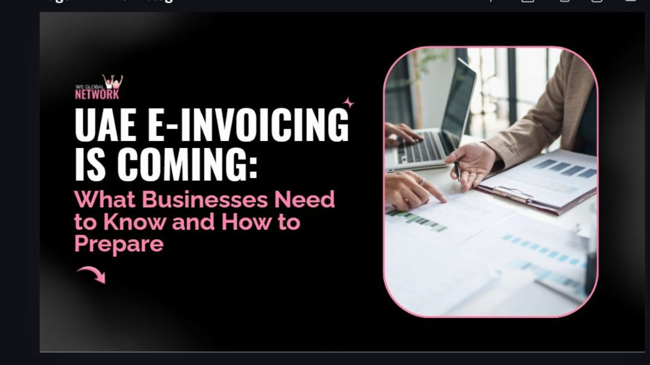 UAE business owner reviewing digital invoices and e-invoicing system compliance requirements