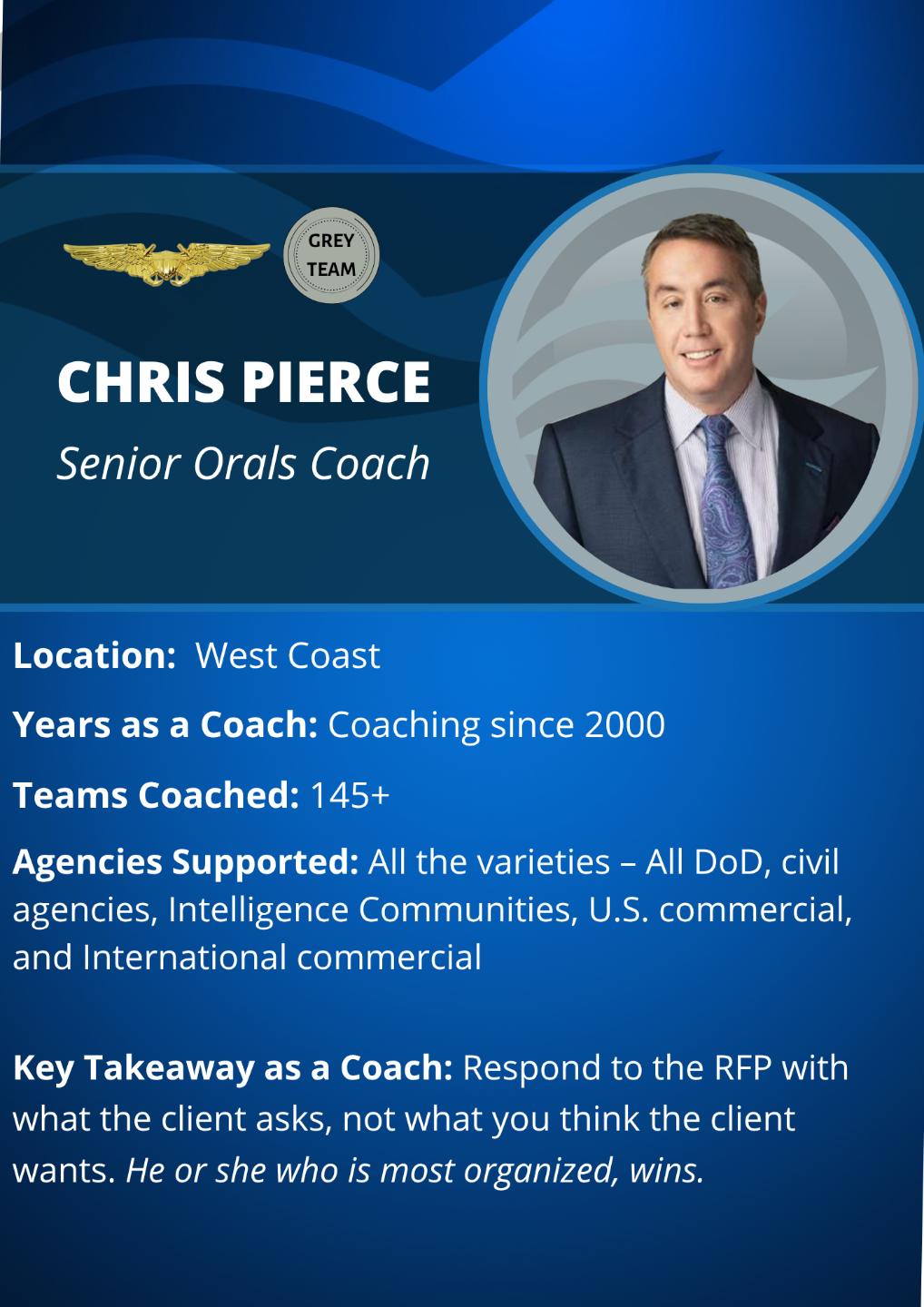 Chris Pierce Bio