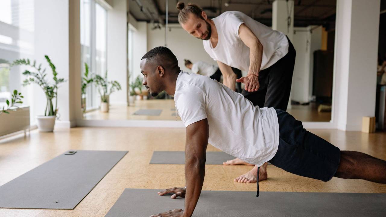 gay men yoga