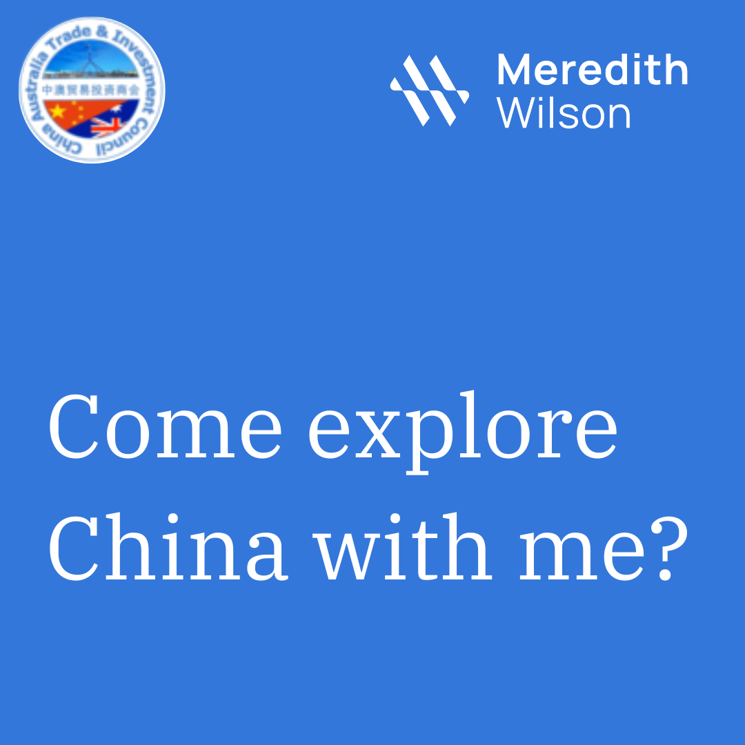 Meredith Wilson leading a leadership delegation in China