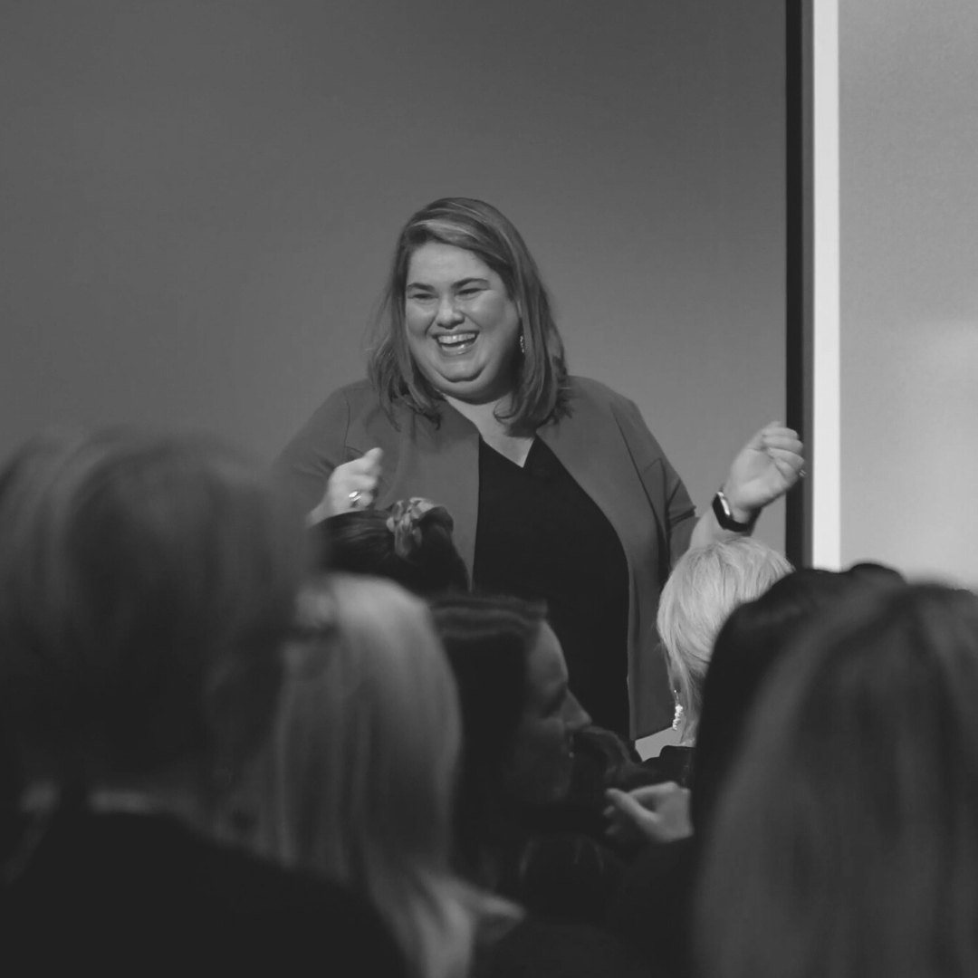 Meredith Wilson facilitating a culture leadership masterclass