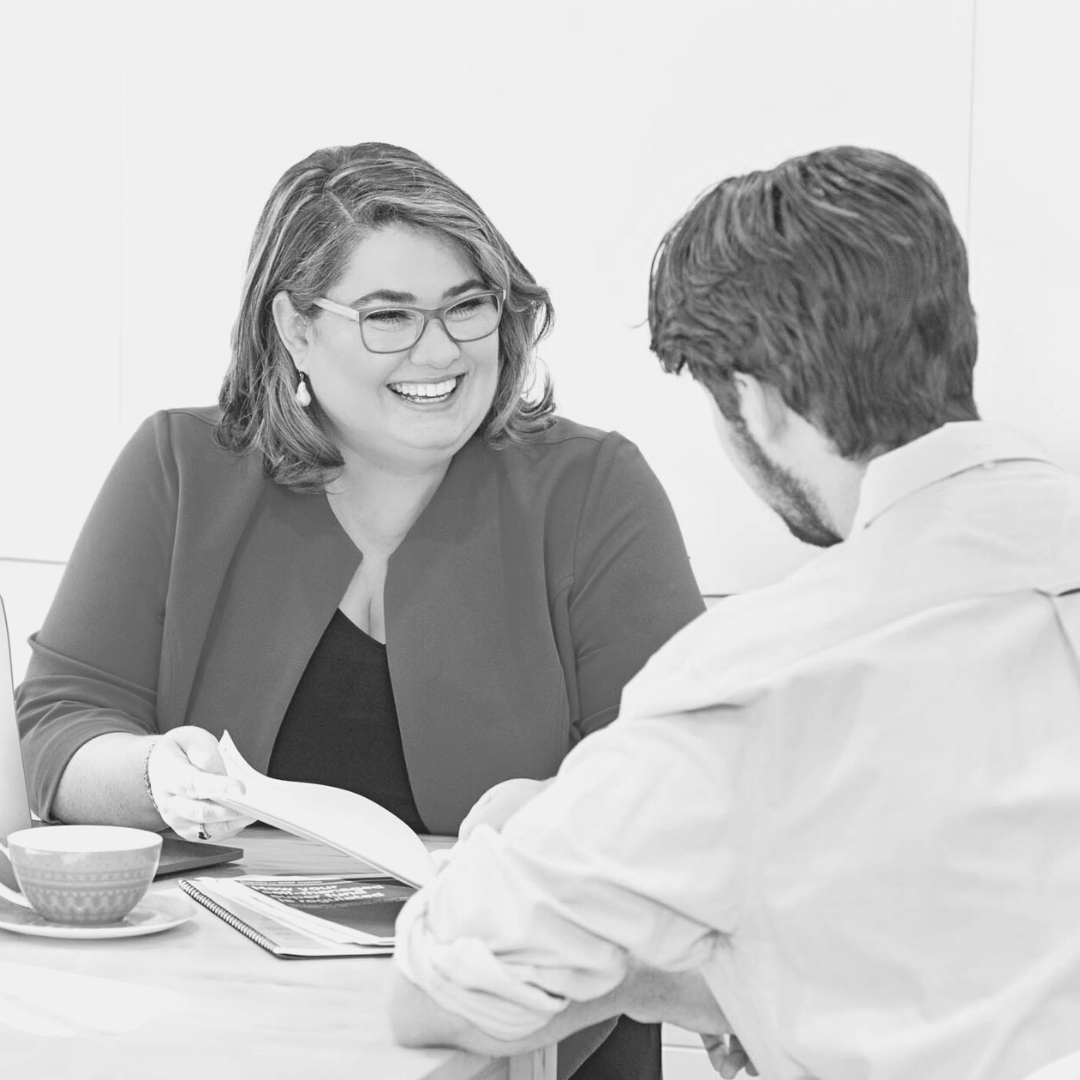 Meredith Wilson mentoring a senior executive on culture leadership