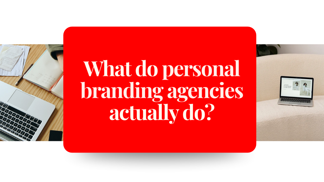 Personal branding agency developing a visibility strategy for an entrepreneur
