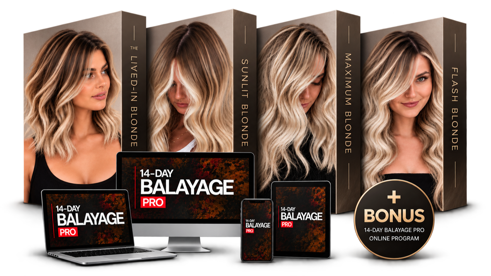 The Best of Blondes bundle plus 14-Day Balayage Pro