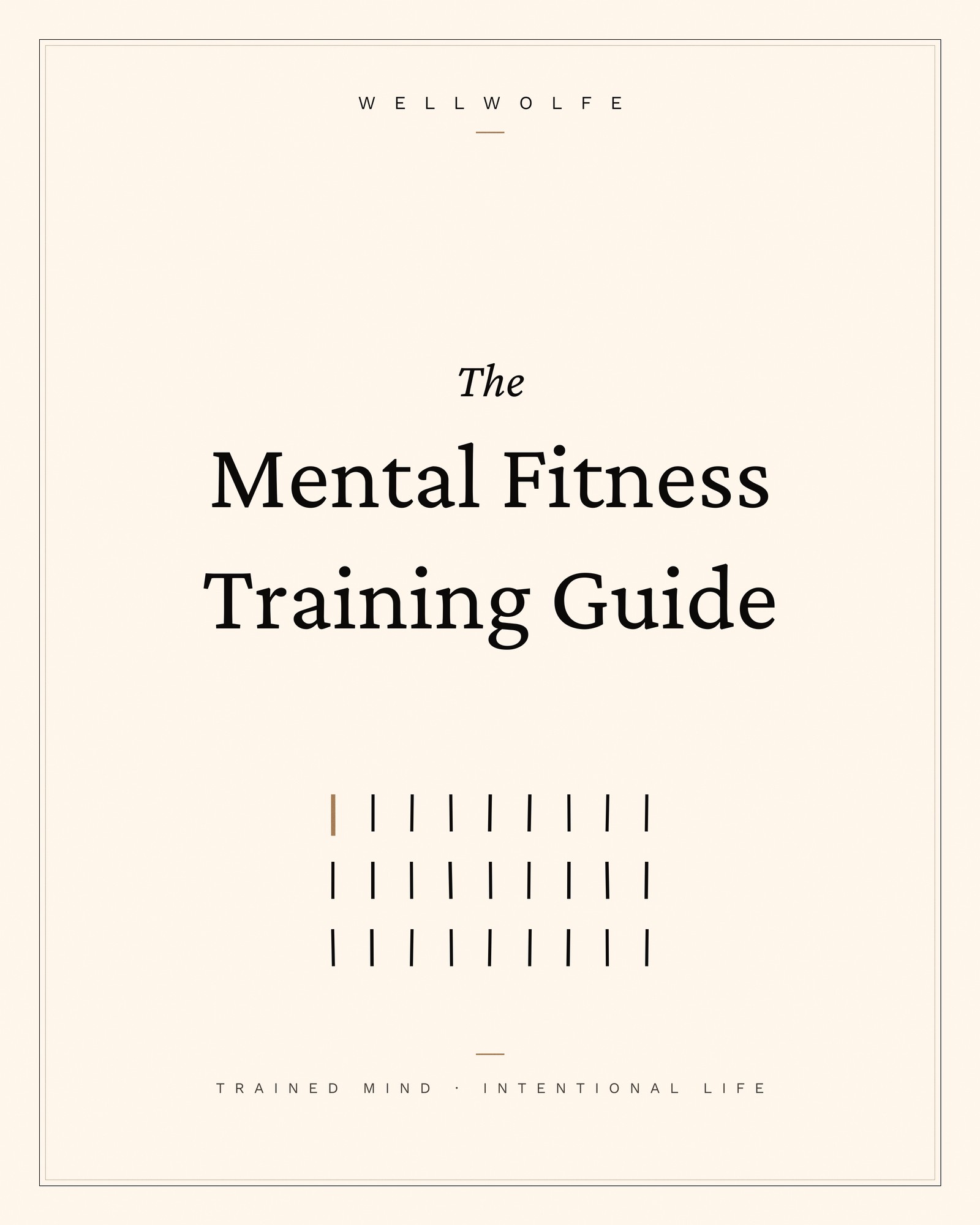 The Mental Fitness Training Guide — cover
