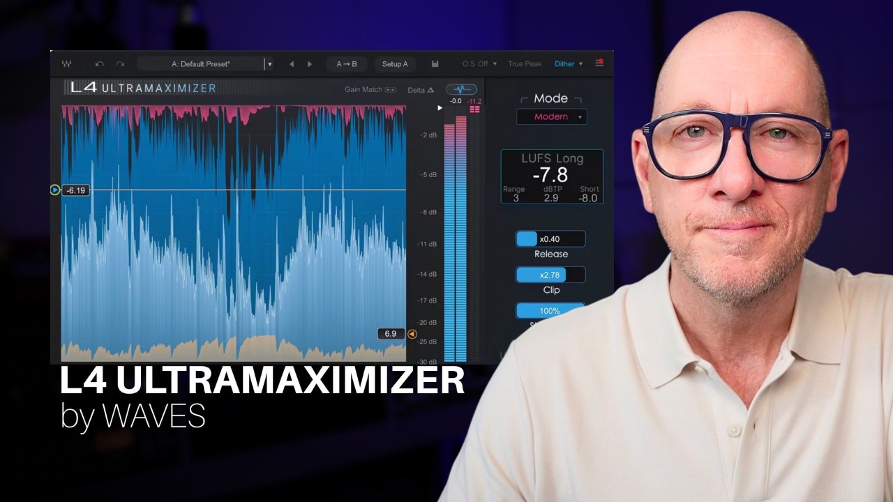 Optimize Voiceover audio with Waves L4 UltraMaximizer
