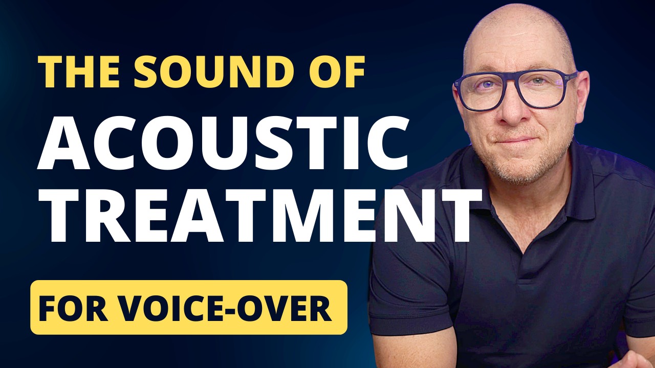This is what good acoustic treatment for voiceover sounds like