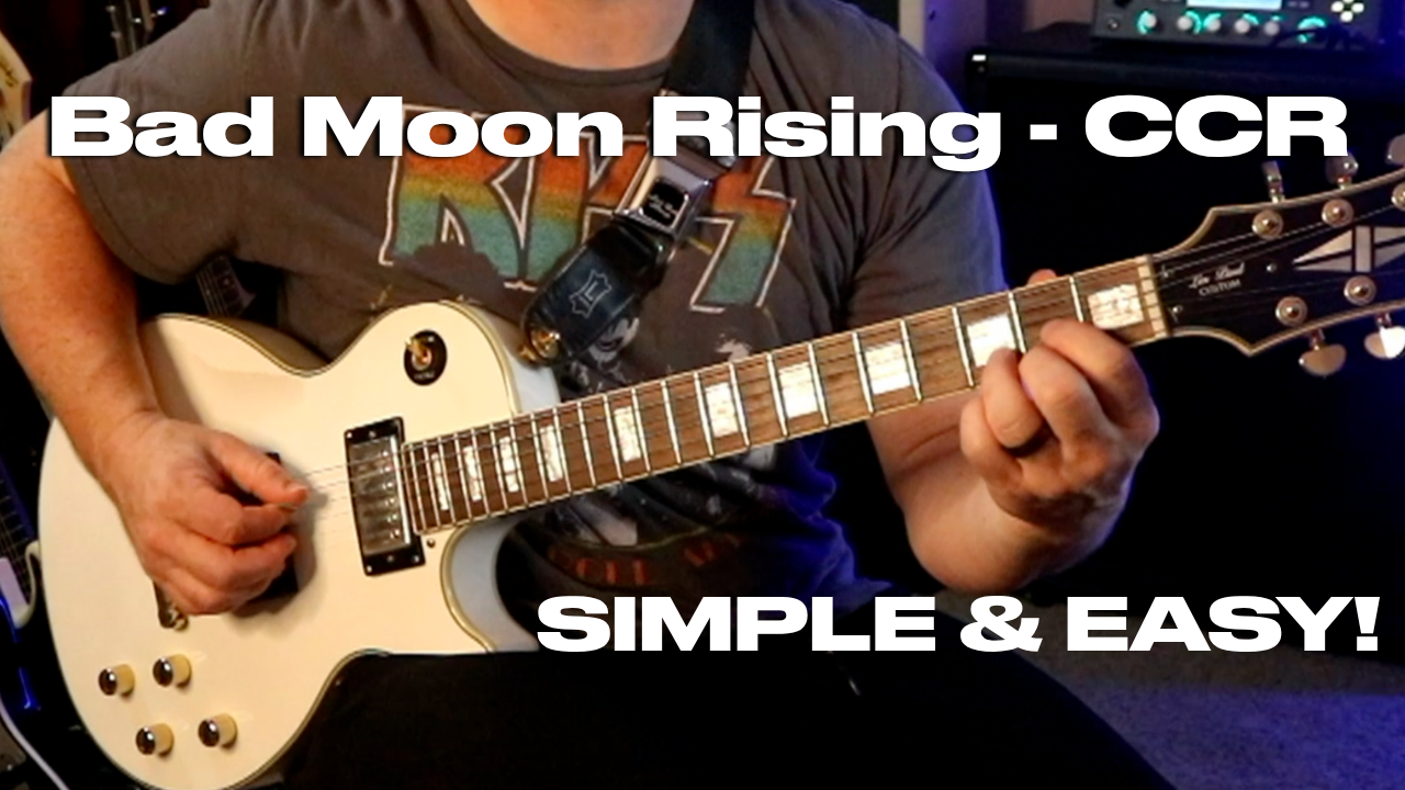 How To Play Bad Moon Rising EASY