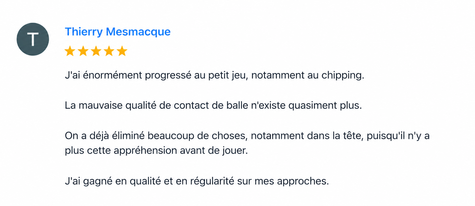 Témoignage de Thierry Mesmacque