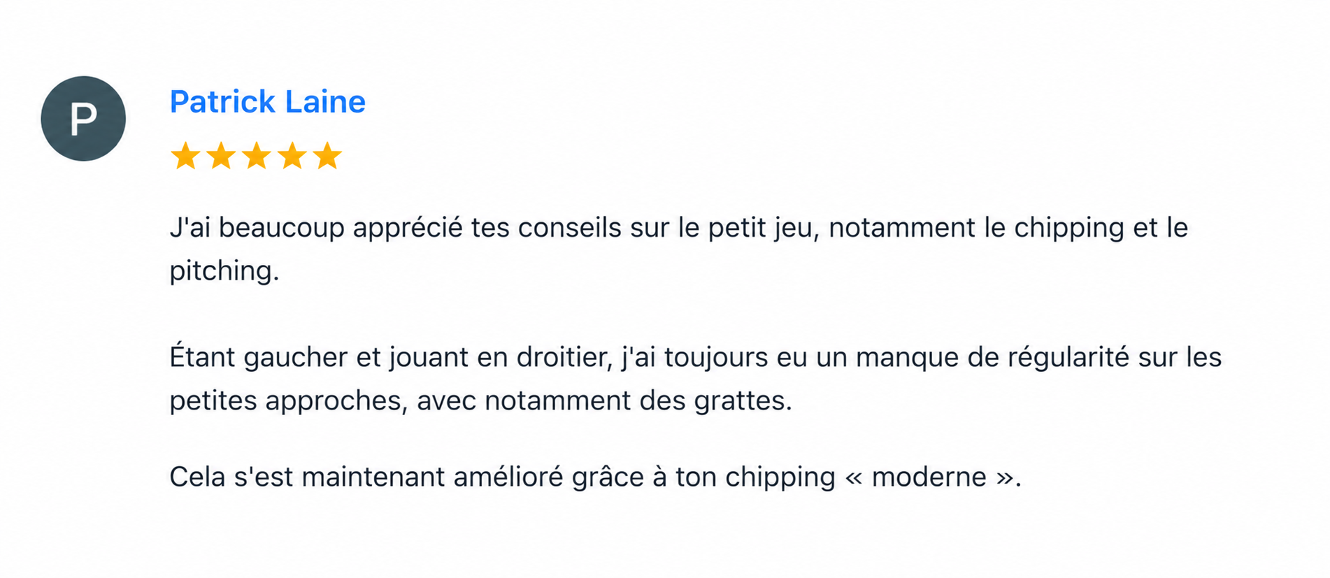 Témoignage de Patrick Laine