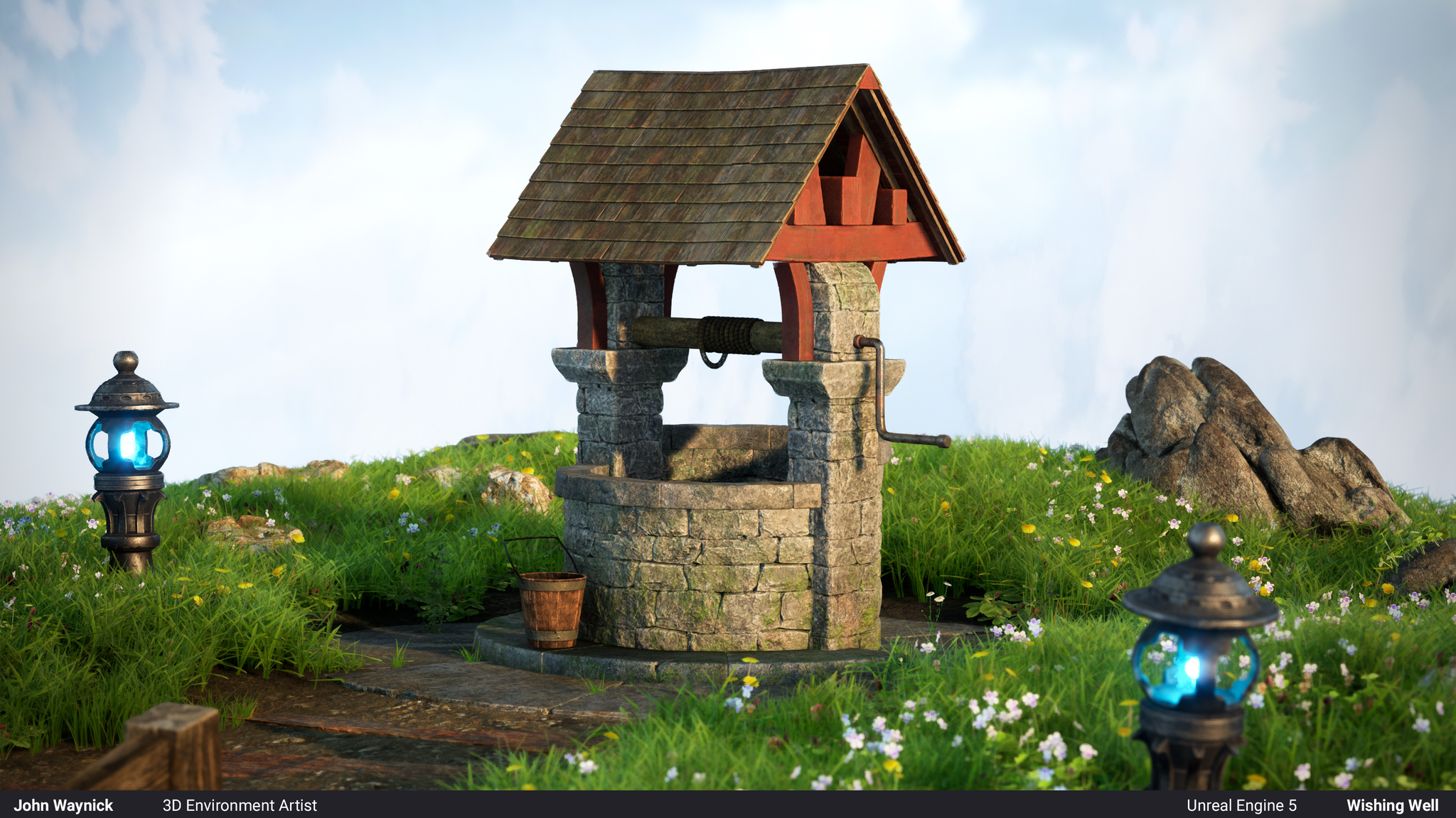 Well Made For A Game Using Unreal Engine