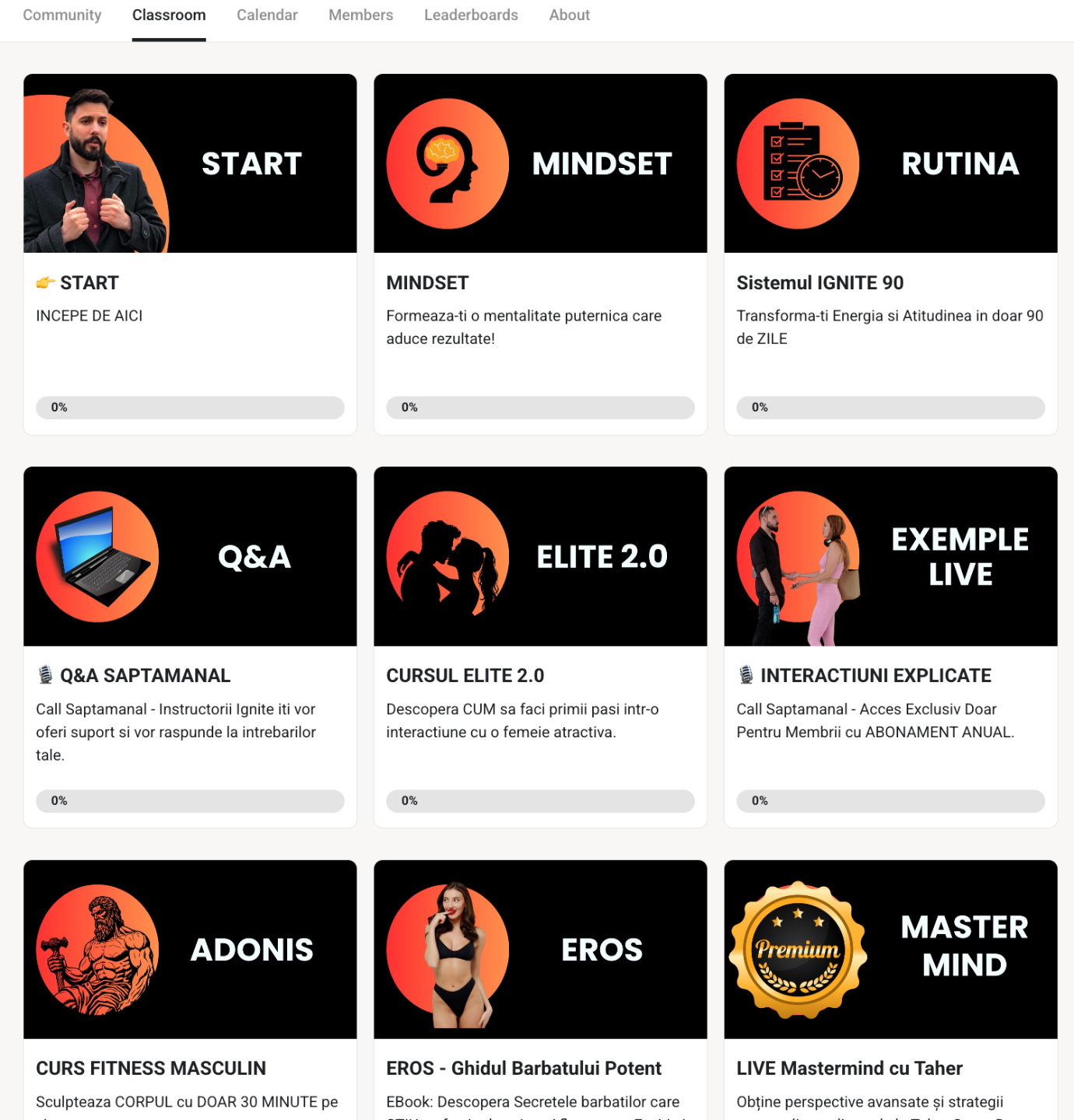 Classroom Ignite Academy: cursurile și resursele originale