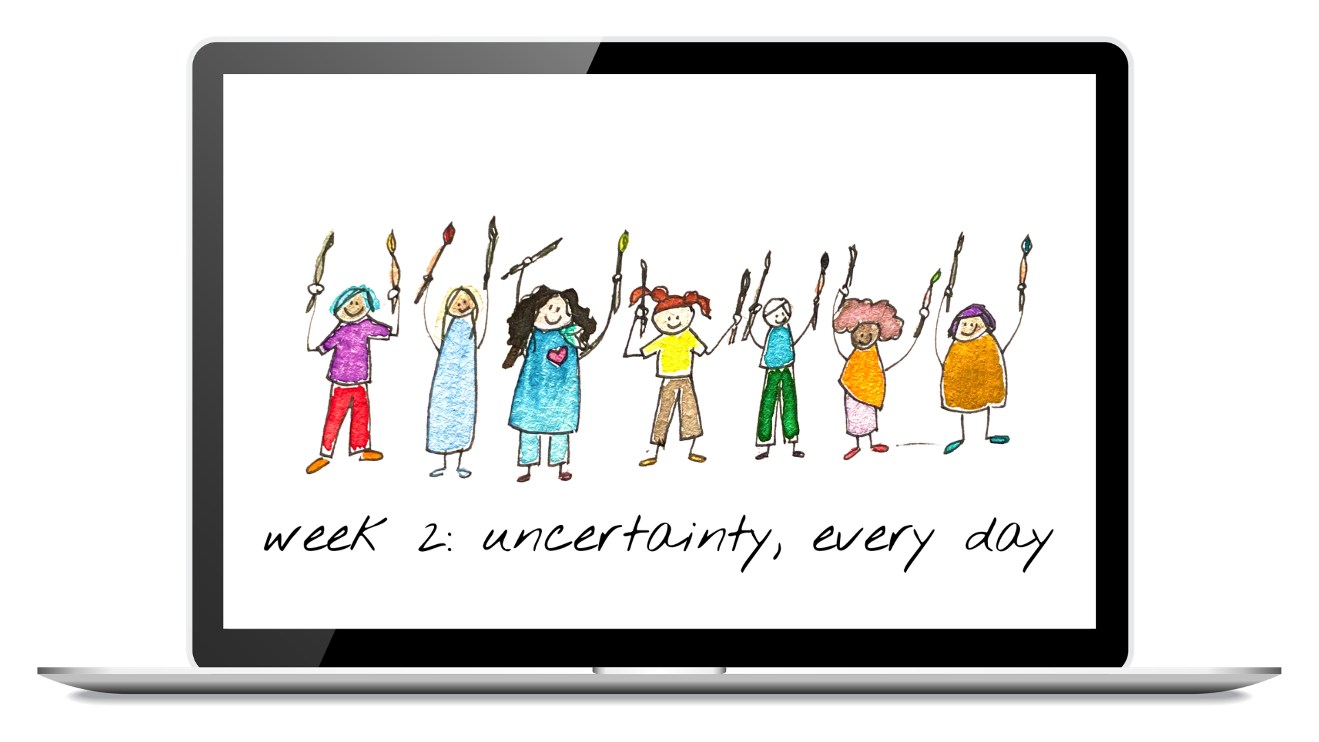 Everyday Self-Compassion Week 2 class shown on a laptop