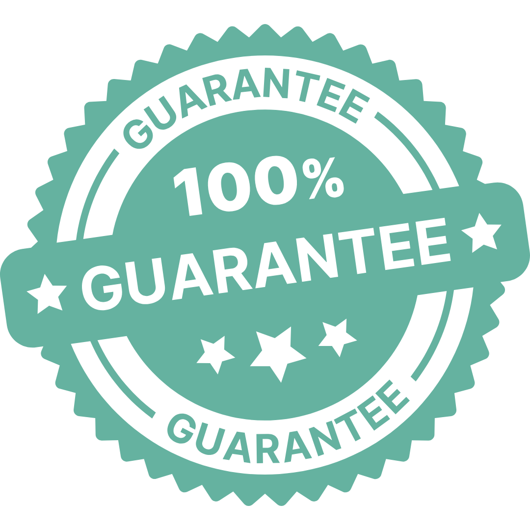 100% guarantee seal