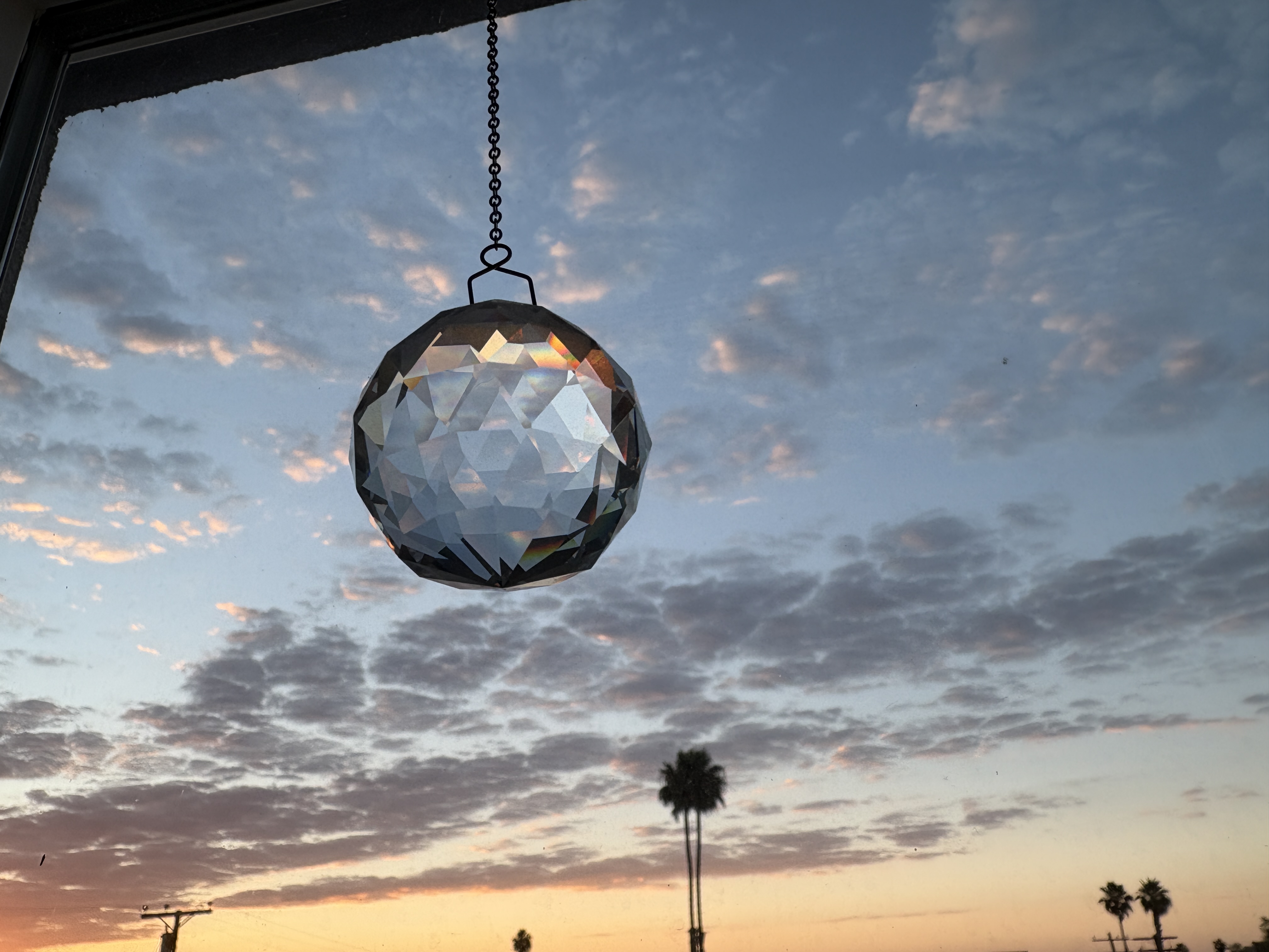 A sunrise sky with vivid streaks of light and color