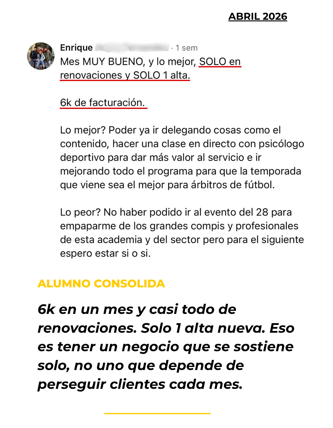 Formación ser entrenador online