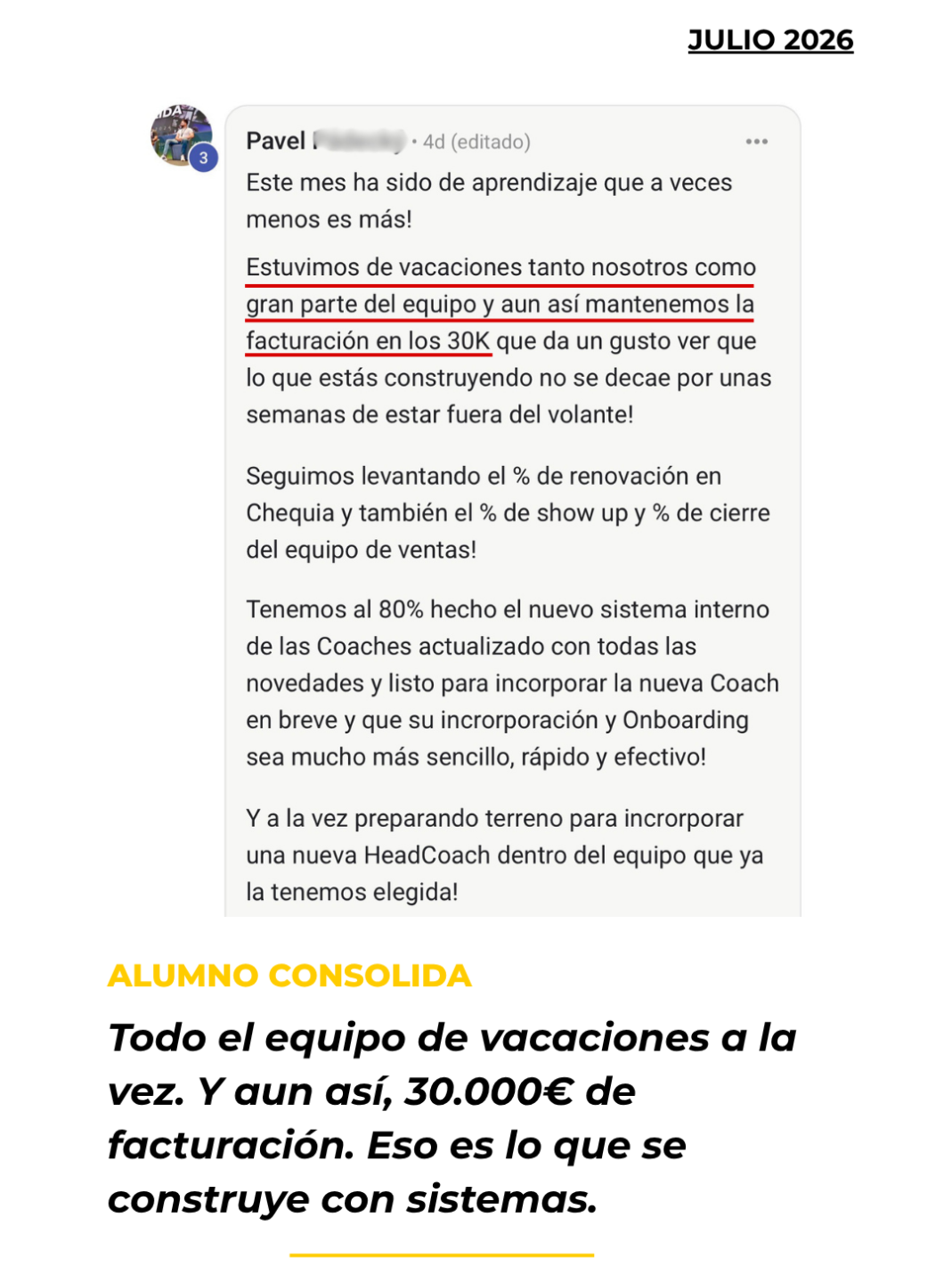 Formación ser entrenador online