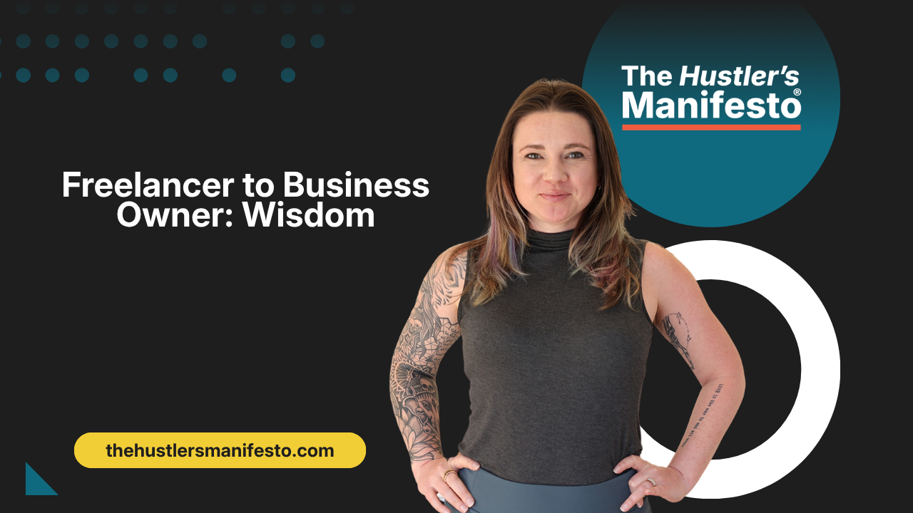 Image of Sarah with: Freelancer to Business Owner: Wisdom