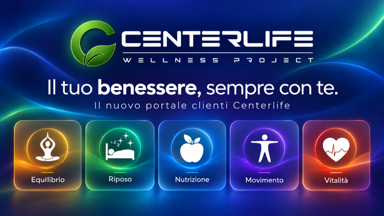 Centerlife - Il tuo benessere, sempre con te. Equilibrio, Riposo, Nutrizione, Movimento, Vitalità
